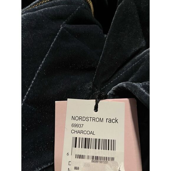 Avec Les Fils Box Quilt Charcoal Navy Oversize Jacket - Picture 5 of 10